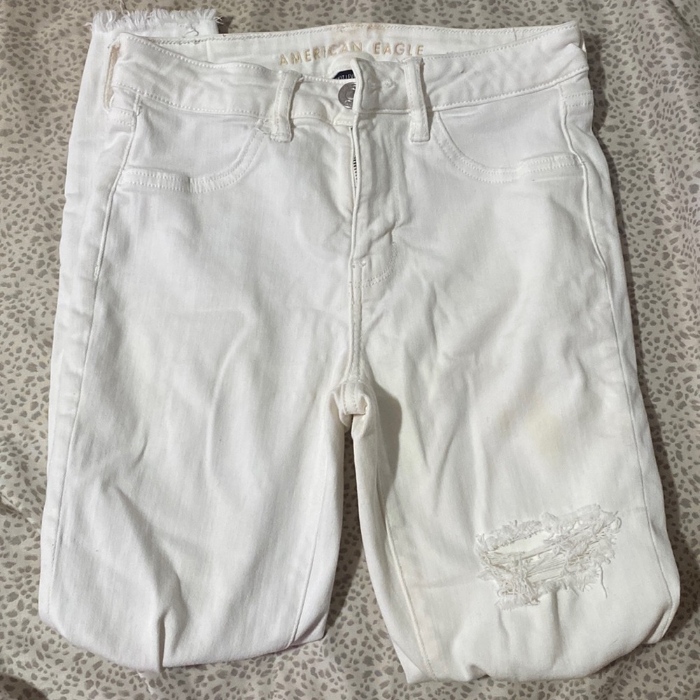 American eagle white jeans